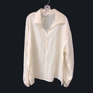 RENAISSANCE COTTON PEASANT SHIRT Medium New